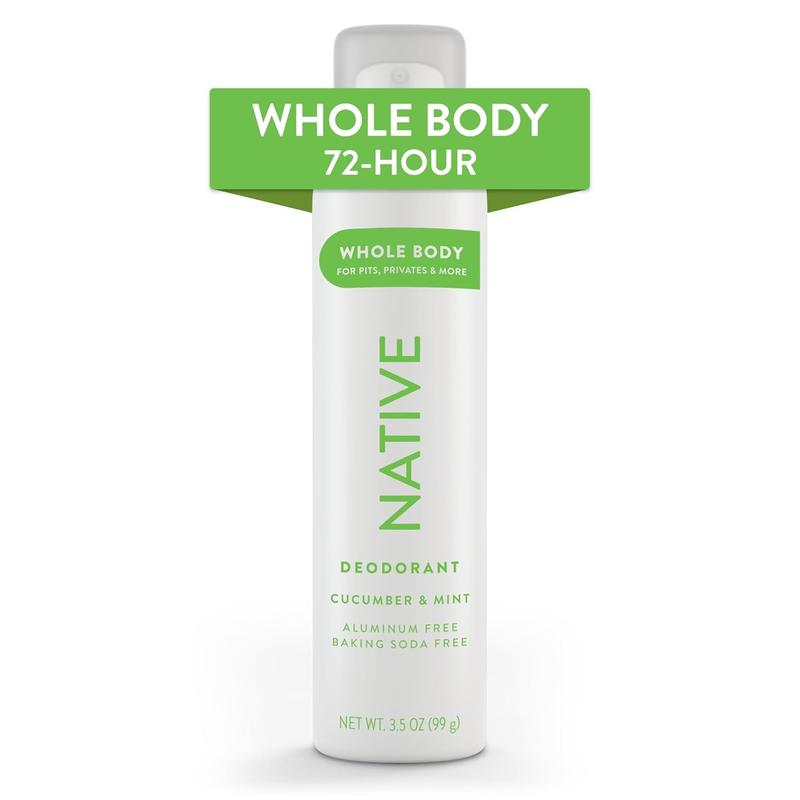 Native Whole Body Deodorant Spray Contains Naturally Derived Ingredients | 72 Hour Odor Protection, Sensitive Comfort