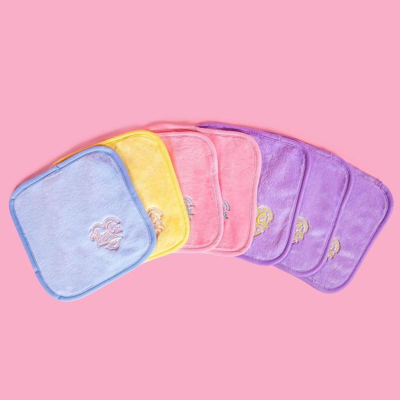 KimChi Chic Gentle Microfiber Makeup Removing Cloths - Set of 7, Cosmetic Makeup Remover & Exfoliation