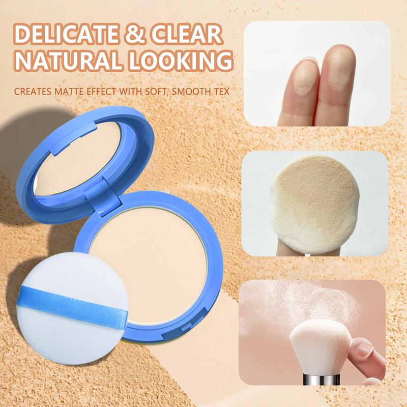 Cosmetic Lightweight Waterproof Powder Foundation - Natural Beige