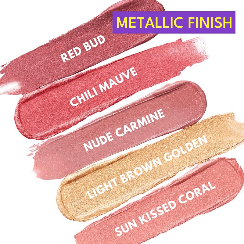 IMAKEUPNOW 3-color gold glitter lip gloss