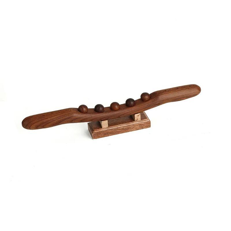 Wooden Massage Stick, Handheld Massage Tool, Manual Massage Tool for Muscle Relaxation, Muscle Relaxation Tool for Home & Travel