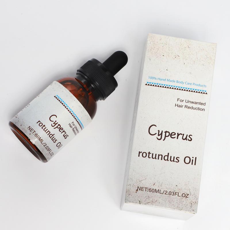 Cyperus Rotundus Oil, Cyperus Rotundus Oil for Hair Removal, Cyperus Oil 60ml Natural with Dropper, Reducing Body Hair Growth, Cyperus Oil Natural (1 2 Bottle)