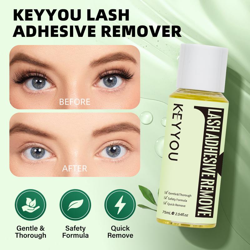 BlackFriday KEYYOU Cluster Lashes Aftercare Kit 8 in 1 Lash Cleaning Kit Makeup Remover Easy To Use At Home Tools For Beginner Cosmetic