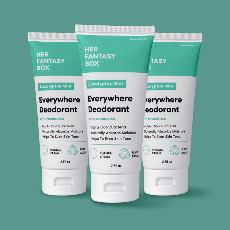 Everywhere Deodorant (Mint) - 3 Pack Whole Body Odor Control