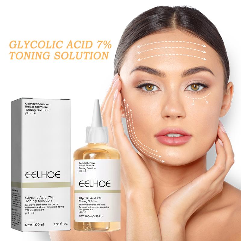 EELHOE Glycolic Acid 7% Toner Moisturizes, Cleanses, And Repairs Skin Skincare Acid Toner Skin Repair Comfort