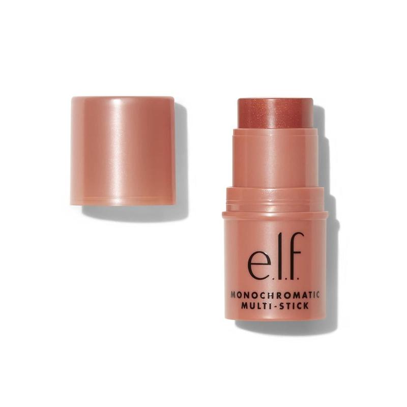 e.l.f. Monochromatic Multi Stick, Luxuriously Creamy & Blendable Color, For Eyes, Lips & Cheeks, Bronzed Cherry, 0.17 Oz