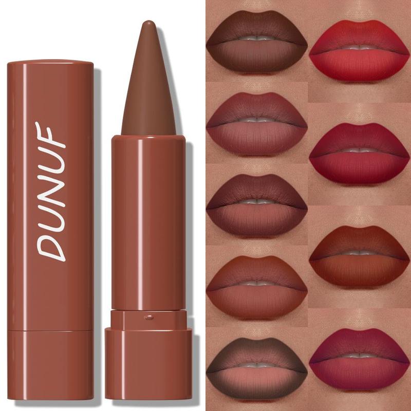 Long-lasting Matte Lipstick, 1 Count Waterproof Sweat Proof Lip Liner, Easy Coloring Lip Sticks, Suitable for All Occasions Lip Makeup