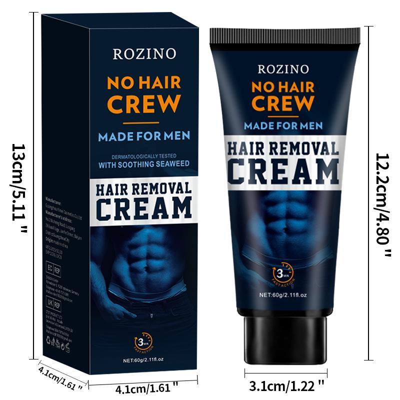 Men's Hair Removal Cream, Comfort Quick Hair Removal Cream, Hair Removal Cream, Hair Removal Cream for Arms, Legs, Chest, Back, Eyebrows, Face, Cosmetic Product