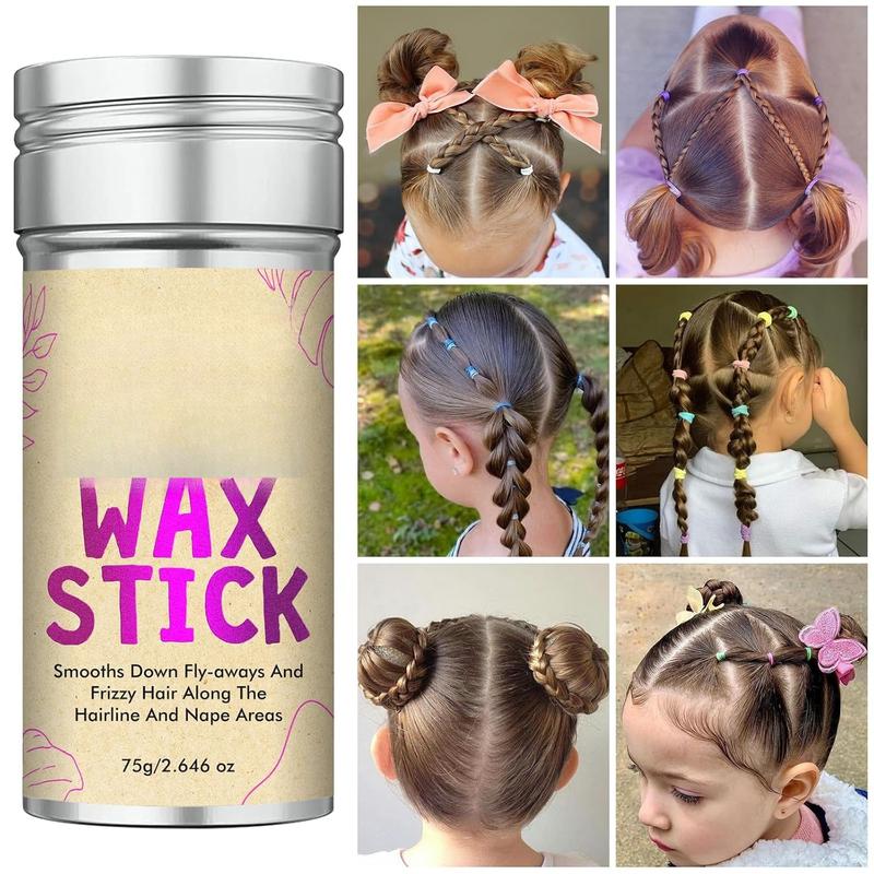 Hair Wax Stick - Flyaway Control and Styling Pomade for , Women, and Men - Hair Bun Maker and Accessorie (2.7 Oz Pack of 4)