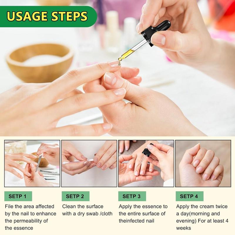 [2 Pack 60%ОFF] 7 Days Nail Growth SerumGinger Extract Nail Essence - Repairand Strengthen for Glowing, BeautifulNails