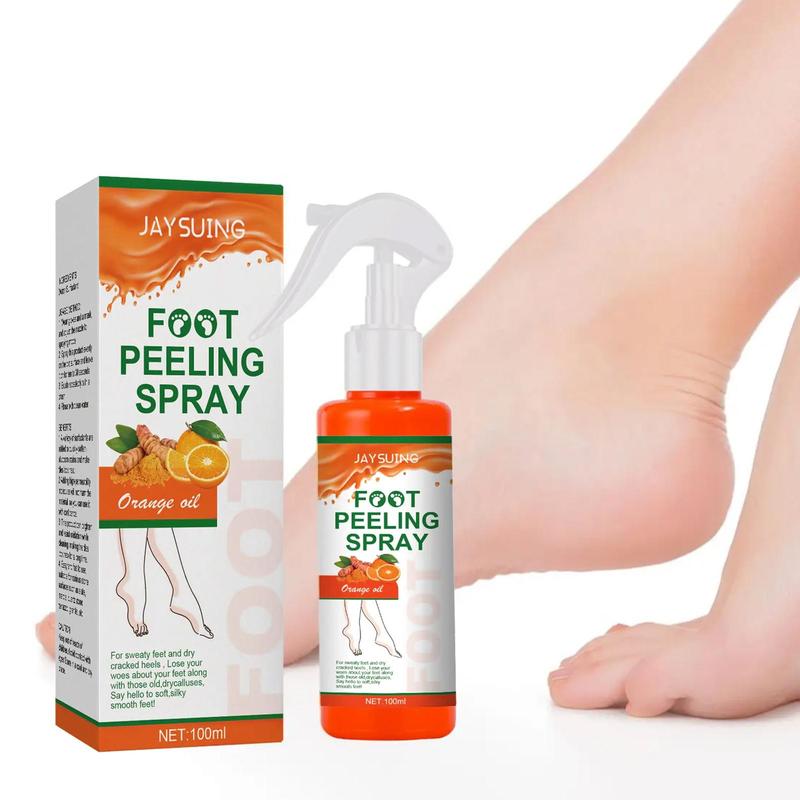 100ml Foot Exfoliating Spray, 1 Count Deep Cleaning Foot Care Spray for Dead Skin Removal, Moisturizing Foot Care Product for Women & Men