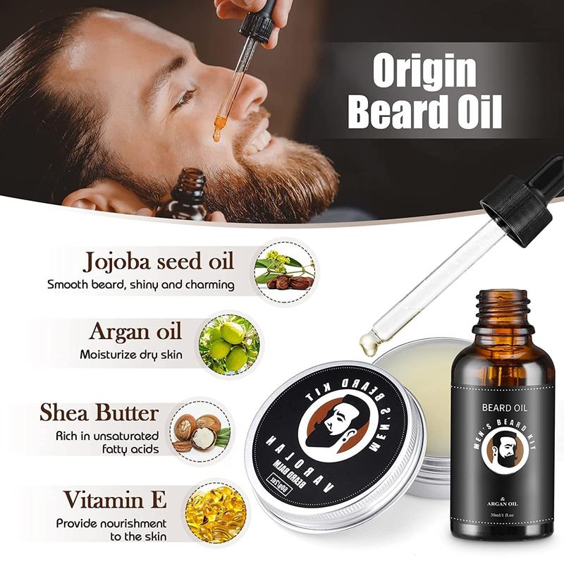 Birthday Gifts for Men, Mens Gifts,  Beard Care Kit for Men  Friends Male Dad Brother Husband Fiance Him Boyfriend Coworker, Gift Ideas Gifts for Him