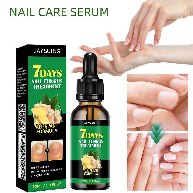 [3 Packs $6.99] JAYSUING Ginger Nail Strengthener Oil, Moisturizes and Thickens Nails -longer, Stronger and Brighter Nails, Nail Care Product