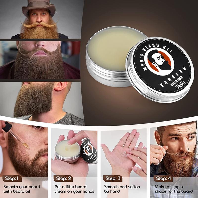 Birthday Gifts for Men, Mens Gifts,  Beard Care Kit for Men  Friends Male Dad Brother Husband Fiance Him Boyfriend Coworker, Gift Ideas Gifts for Him