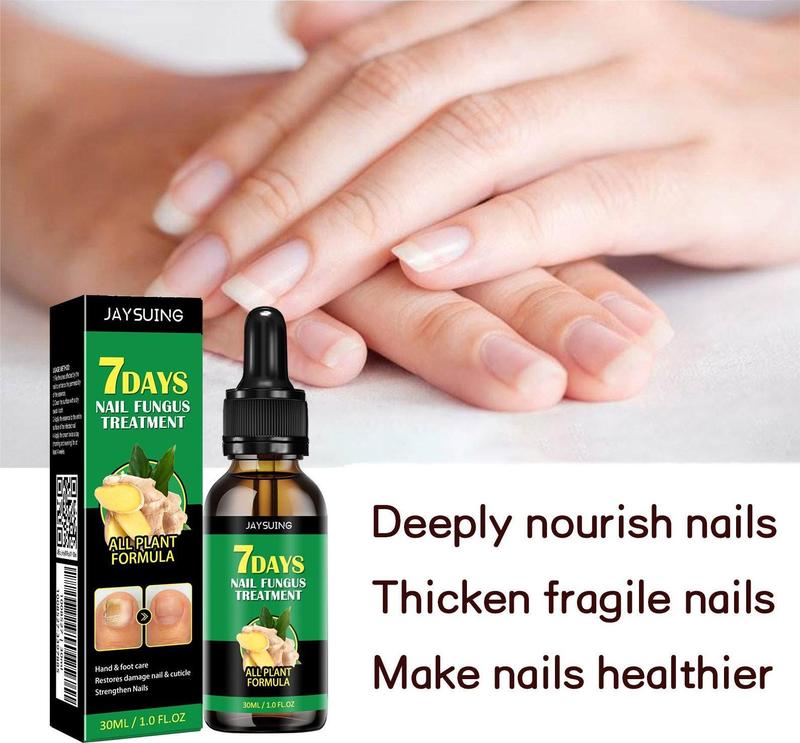 JAYSUING Ginger Nail Oil - Longer, Stronger and Brighter Nails, Nail Care Products for Men & Women