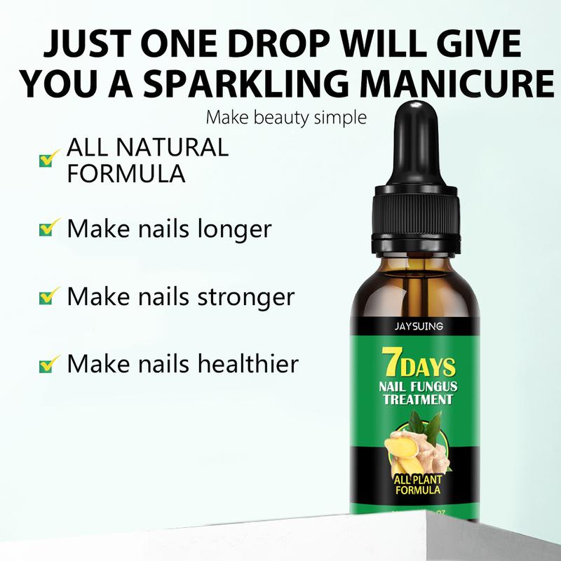 JAYSUING Ginger Nail Oil - Longer, Stronger and Brighter Nails, Nail Care Products for Men & Women