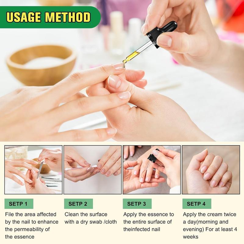 [3 Packs $6.99] JAYSUING Ginger Nail Strengthener Oil, Moisturizes and Thickens Nails -longer, Stronger and Brighter Nails, Nail Care Product