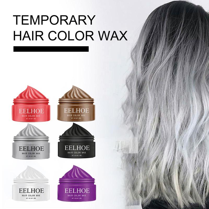 Disposable Hair Color Wax, 1 Box Hair Color Cream, Natural Color Hair Dye, Easy Coloring Hair Wax, Professional Hair Styling Product