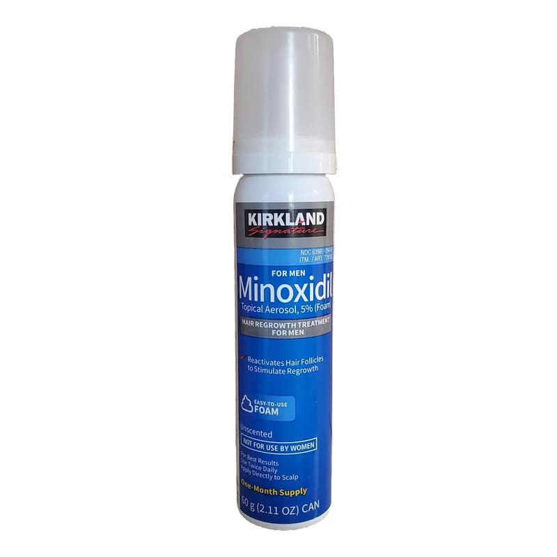 Kirkland Minoxidil 5% Foam Men Hair Regrowth Treatment for Hair Loss - Comfort, Hair Care Pack minoxidil foam