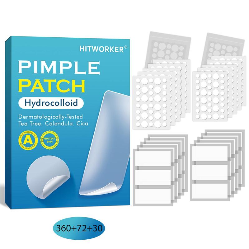 Hydrocolloid Pimple Patch, 1 Box Round & Large Spot Sticker, Gentle & Non-irritating Facial Skin Care Product for Daily Use