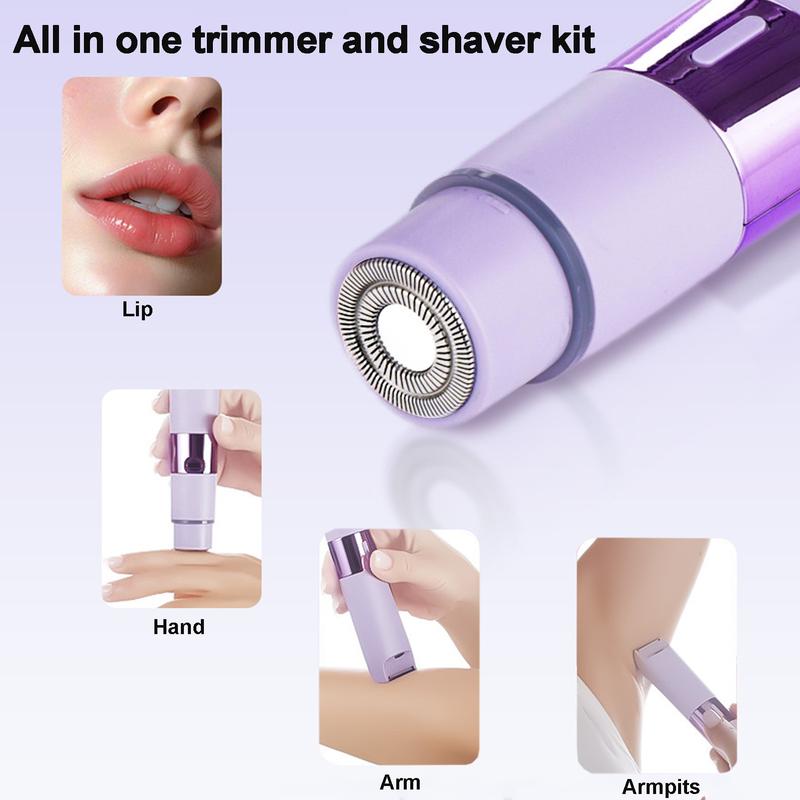 Bikini Trimmer for Women, 2-in-1 Electric Razor for Womens, Rechargeable Electric Shaver for Legs Arms Pubic Body Hair Trimmer bikini trimmer Rechargeable Electric