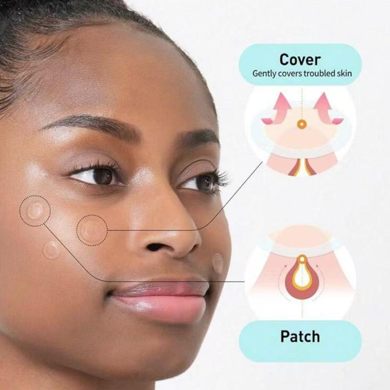 Hydrocolloid Acne Patches, 360pcs 720pcs Transparent Round Acne Cover Patches, Skin Care Products for All Skin Types, Christmas Gift