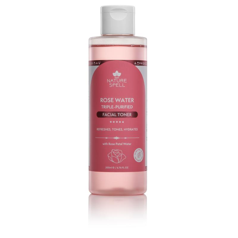 Nature Spell Rose Water Facial Toner 6.76 FL Oz