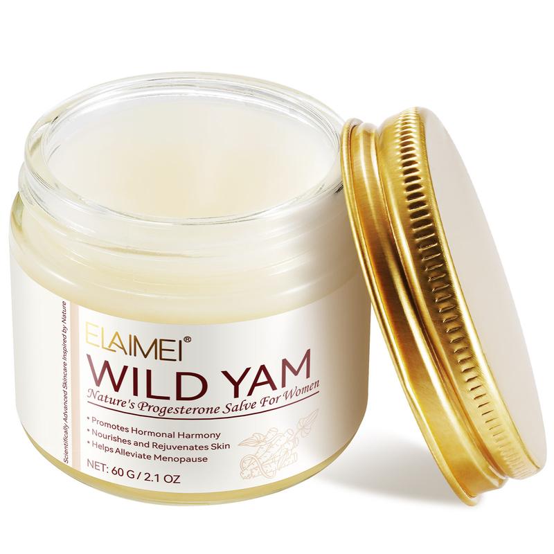 Wild Yam Cream for Hormone Balance & Skin Nourishment | Daily Herbal Body Care for Menopause Relief | Moisturizing & Hydrating Plant-Based Formula | Non-Irritating Skin Firming Cosmetic | Comfort & Skin Care Solution for Women