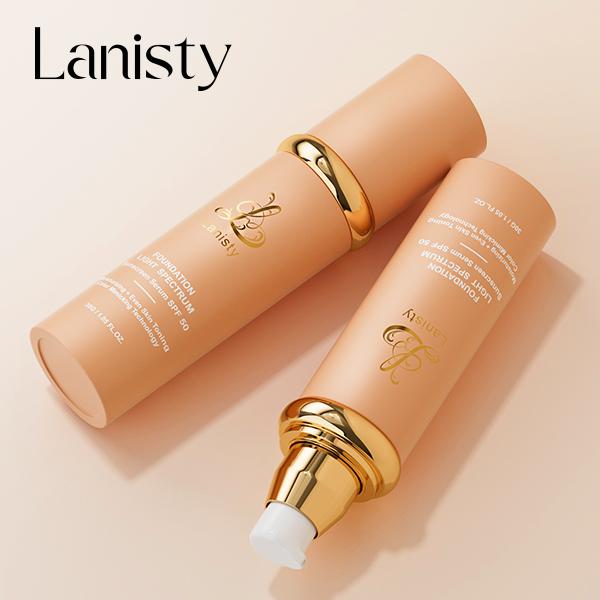 Lanisty  Foundation 4 in 1-Light Spectrum for Flawless Makeup Foundation  Sunscreen Spf50+   Oil Control Moisturizing Hydrating Clear Color