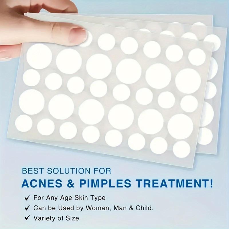 Pimple Cover Patch, Hydrocolloid Acne Cover Patches, Invisible Acne Patches, Facial Skin Care Products for Women & Men, Skincare Products