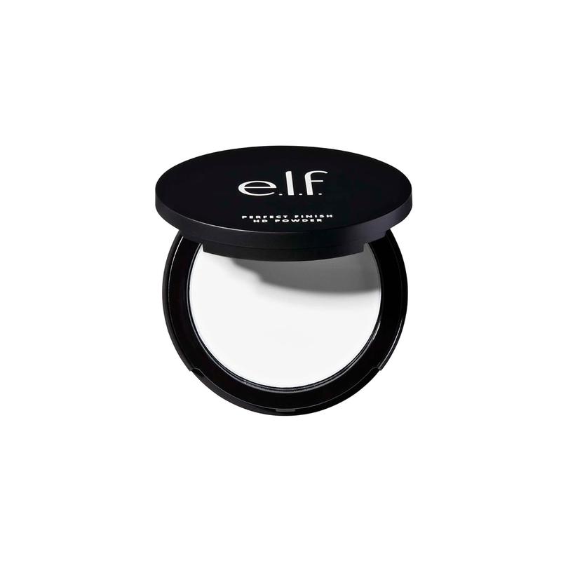 e.l.f. Perfect Finish HD Powder, Blurs Fine Lines & Imperfections, All Day Wear, Perfect for On The Go, 0.28 Oz