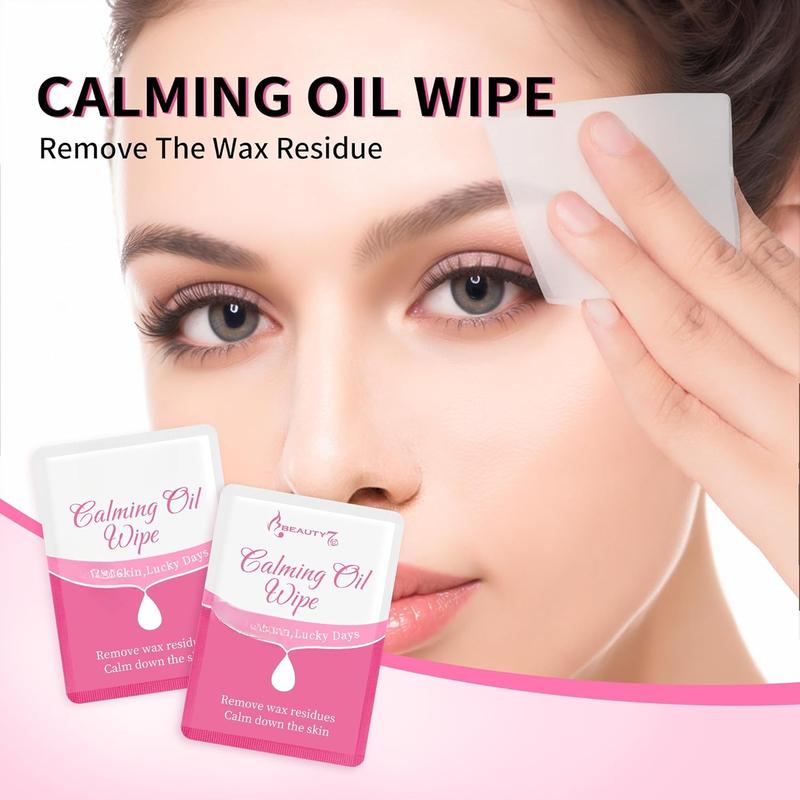 Wax Calming Oil Wipes 30 Packs  Wax Oil Wipes  Waxing Cleanser After Wax Remover Removes  Reduces  Refill Pack