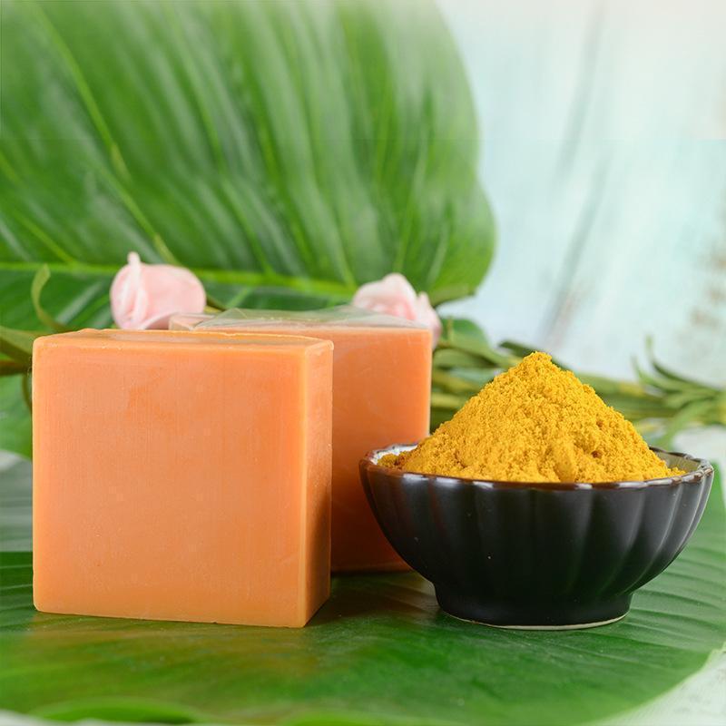 Turmeric Soap Bar For Face & Body,Turmeric Skin Soap Wash For Dark Spot, Intimate Areas, UnderarmsTurmeric Face Soap improving Acne & Cleanses Skin