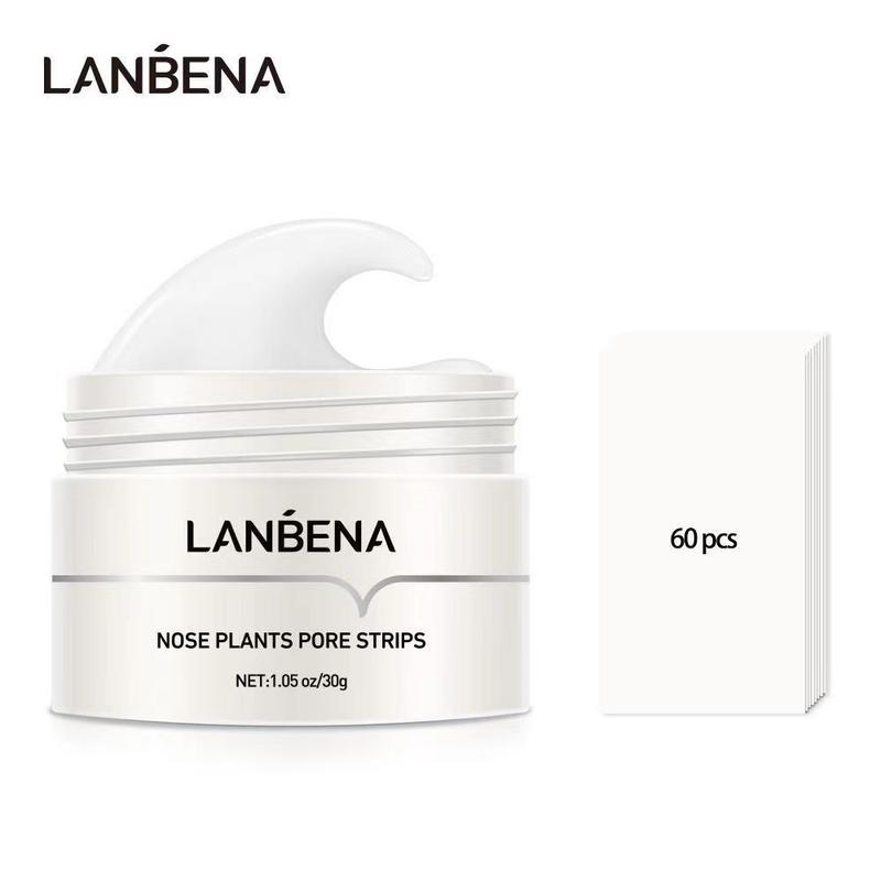 LANBENA Blackheads & Whiteheads Removal Kit for Clear, Radiant Skin: Facial Exfoliating Power, Deep Cleansing, 30g Clay Mask, and Nasal Strips for a Fresh-Faced Glow!