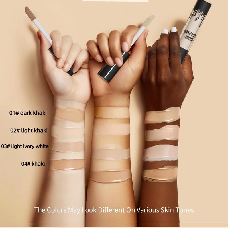 Long Lasting Concealer, 1 Count Concealer, Full Coverage Flawless Makeup Concealer, Lightweight Concealer Stick, Natural Look Makeup Product for Women & Girls