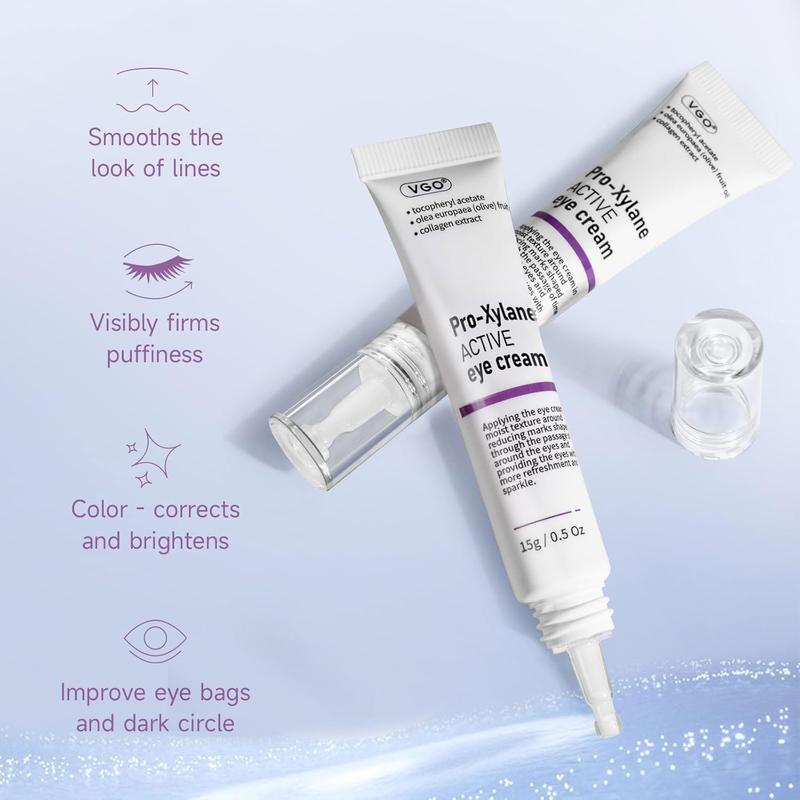 VGO Pro-Xylane Anti-Wrinkle Eye Cream Women's Glass Color Moisturzing Repair Fading dark circles Skin Care-A Eye Cream Moisturizing Eye Cream Fades Eye Lines and Dark Circles