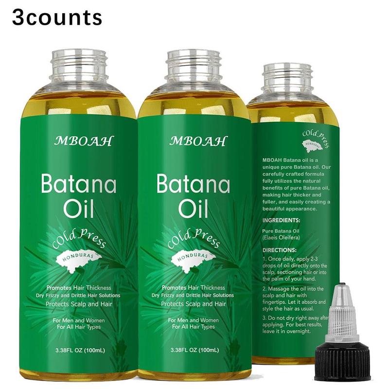 Batana Oil, 1 Box Pure Batana Hair Care Oil from Honduras, Hair Care Oil for Smoothing Frizz and Split Ends, Ideal for Winter Hair Care, Christmas Gift