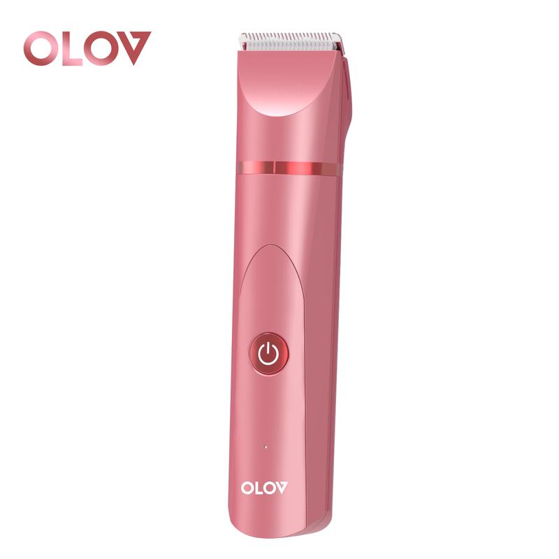 OLOV Women Wet Dry Body Shaver Groomer - Bikini Trimmer ,Replaceable Ceramic Blade Heads,  Waterproof Hygiene Razor,  Fashionable and portabler