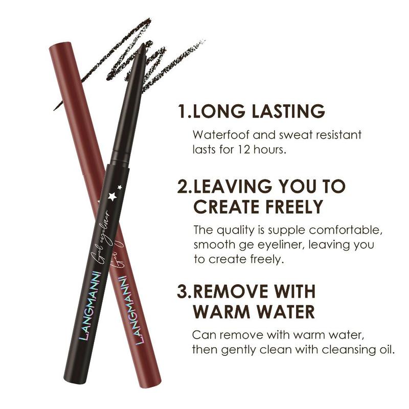 Long Lasting Eyeliner Pencil, Waterproof Eyeliner Pen, Quick Drying Eyeliner Tool, Professional Daily Makeup Accessories