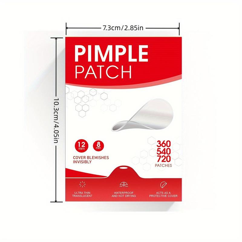 Pimple Cover Patch, Hydrocolloid Acne Cover Patches, Invisible Acne Patches, Facial Skin Care Products for Women & Men, Skincare Products