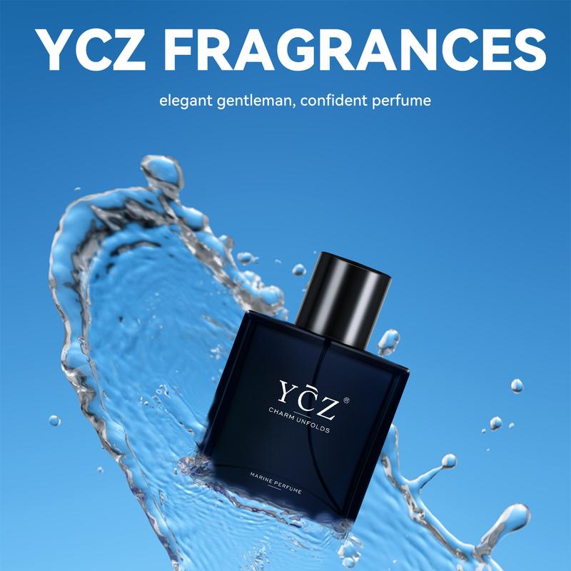 (Black Friday Only $7.98)YCZ Midnight Marine Man Eau de Parfum, 1.7oz(50ml).Long Lasting Man Eau de Parfum   , Making it the ideal gentlemen’s gift