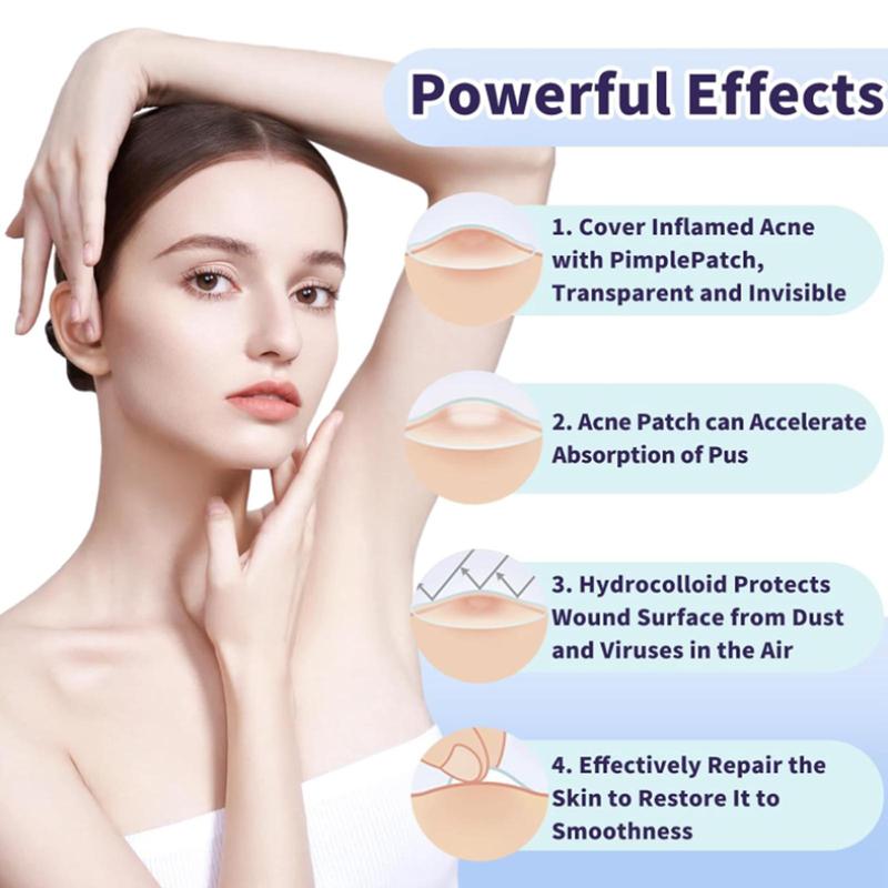 Hydrocolloid Acne Patches, 360pcs 720pcs Transparent Round Acne Cover Patches, Skin Care Products for All Skin Types, Christmas Gift