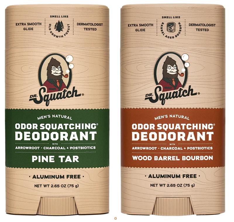 Dr. Squatch - Woodsy Deodorant 2-Pack - Body Care for Men