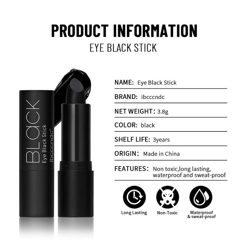 Long-lasting Eyeshadow Makeup Cream, 1 Count Waterproof Matte Eye Shadow For Halloween Makeup Cosplay Clown Costume Party, Cosmetic Beauty Product for Women, Facial Cosmetic