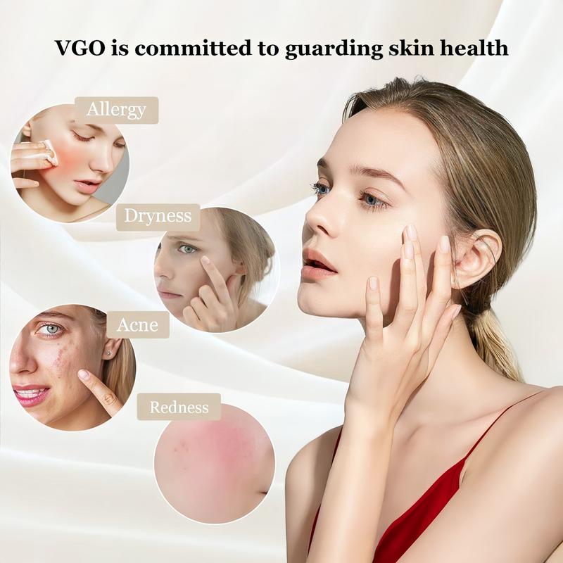 VGO-Essence Face Cream Moisturizing and Repairing Set Skincare Moisturizer-Live Cleanser Facial Daily Snail Mucin 92% Moisturizer Daily Face Gel Cream for Dry & Sensitive Skin, 50g   1.76oz Cleanser Moisture Moisturizing Skincare Serum Acne Hydrating