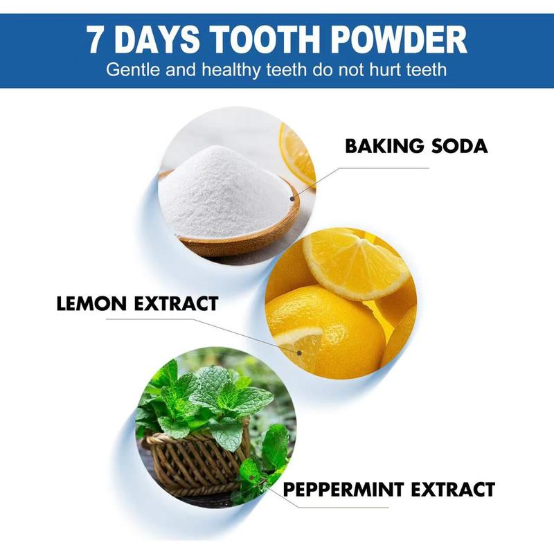 Novigor 7 Days Cleansing Tooth Powder - Polishes & Removes Stains for a Healthier Smile - Foam, Coffee Coffee Whitening