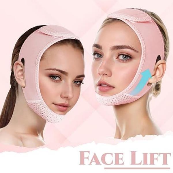 2024 New Double Chin Eliminator V-Line Lifting Mask suitable for women's double chin - face lifting, preventing sagging, innovative lifting technology