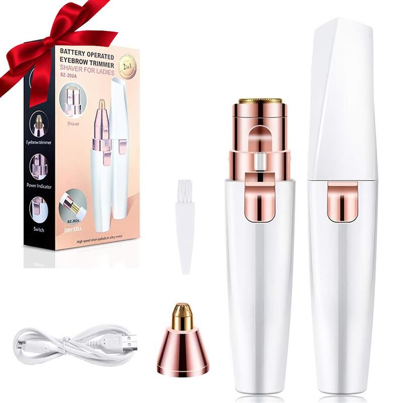 2-in-1 Women's Electric Shaver Trimmer Set, Portable To Carry Around and Relieve Your Embarrassing Summer Moments, Painless Bikini Hair Removal Kit, Fall, Birthday Gifts, Winter Gift, Gift, Christmas Gift