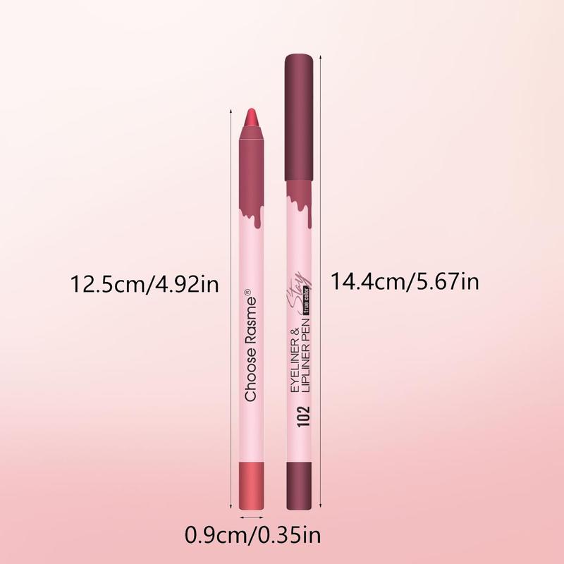 12 Colors Matte Lip Liner Set, 12pcs set Long Lasting Waterproof Lip Liner, Easy Coloring Lip Sticks, Suitable for All Occasions Lip Makeup, Girls and Women Makeup Accessories