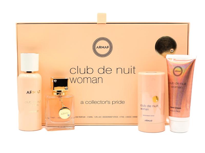 ARMAF CLUB DE NUIT WOMAN A COLLECTOR'S PRIDE PERFUM HAIR MIST, DEODORANT STICK ,HAND CREAM GIFT SETS Fragrance Makeup Scent Castor Oil Daily Moisturizing Oil Pack Vanilla Cosmetic